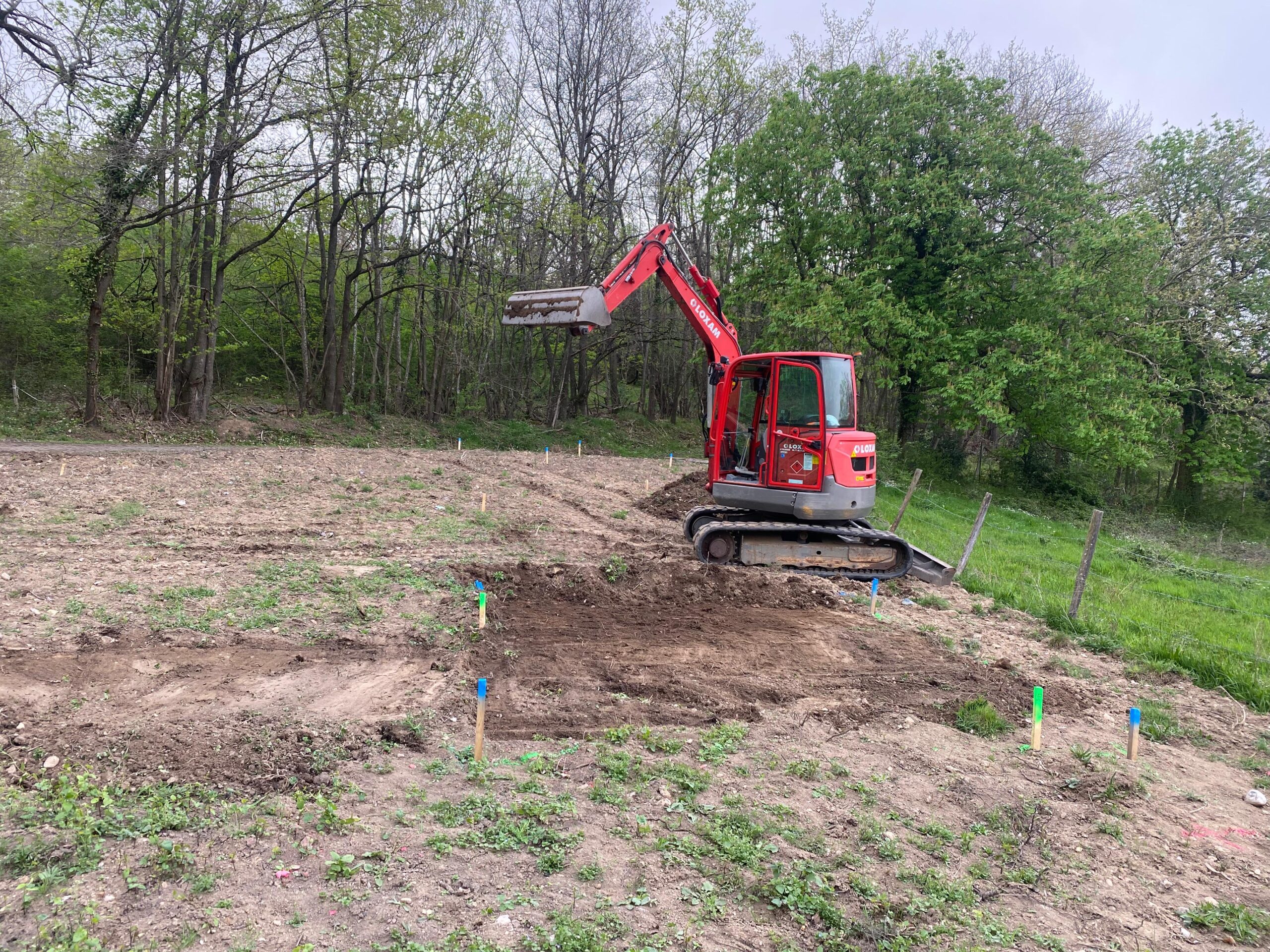 Chantier du Jardin de santé du DanaeCare Lab